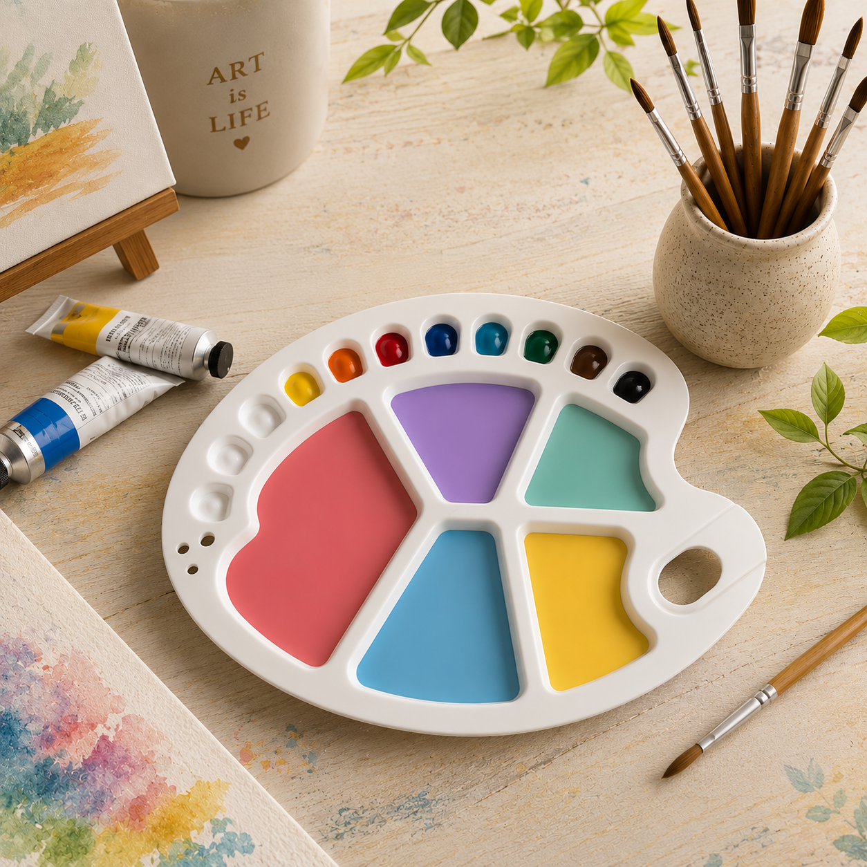 Plastic Palette Knife Set | 5 Pcs